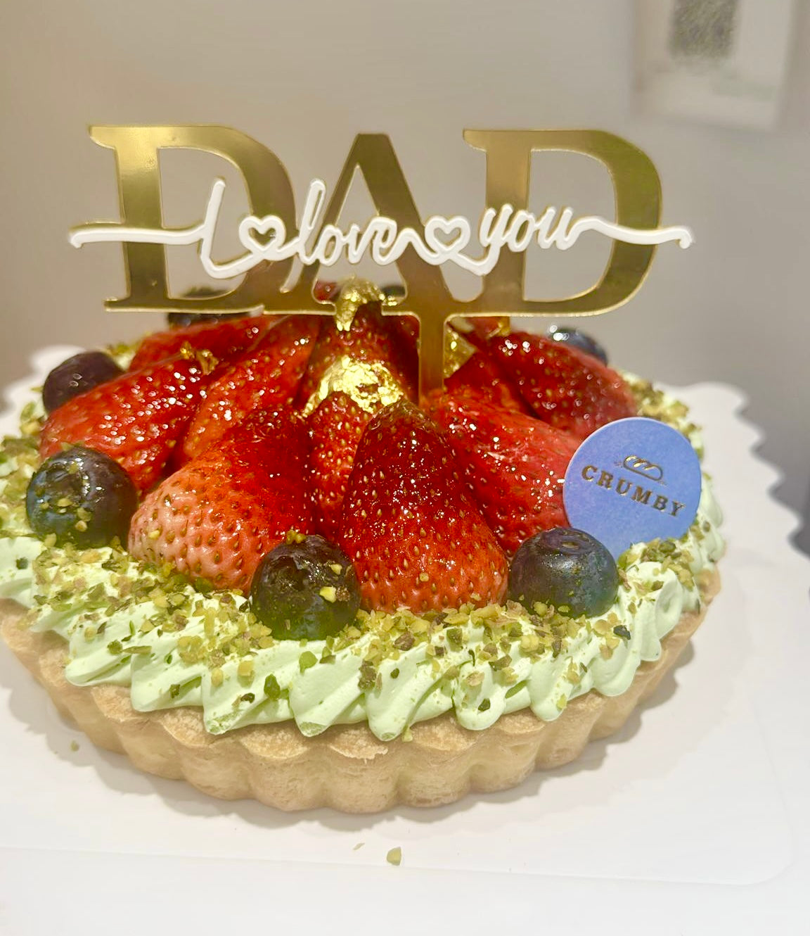 開心果士多啤梨大撻12cm